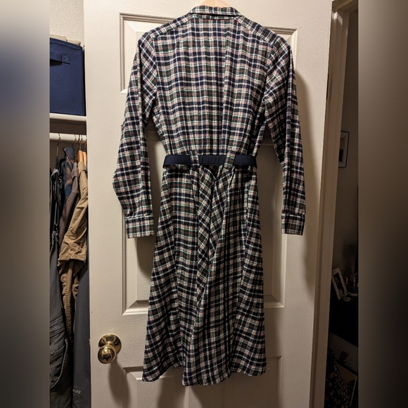 Tatyana Miranda Swing Dress in blue/green plaid - Picture 2 of 5